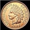 Image 1 : 1907 RED Indian Head Cent GEM BU