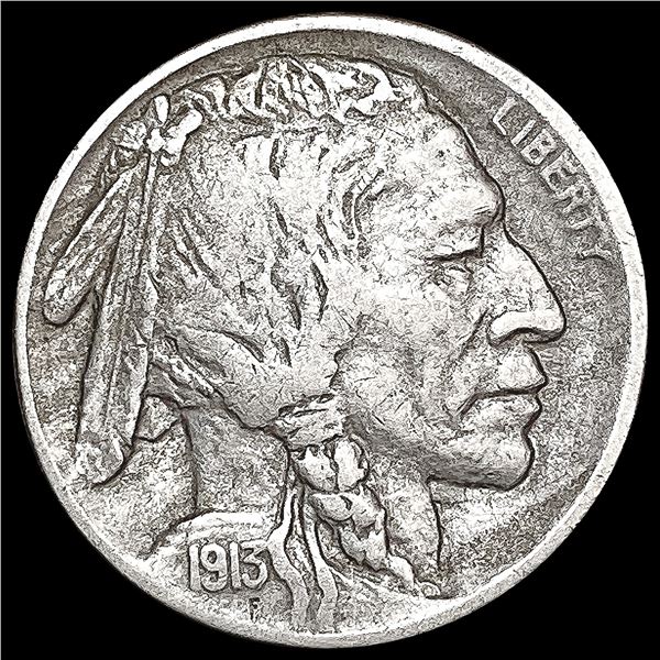 1913-S Buffalo Nickel LIGHTLY CIRCULATED