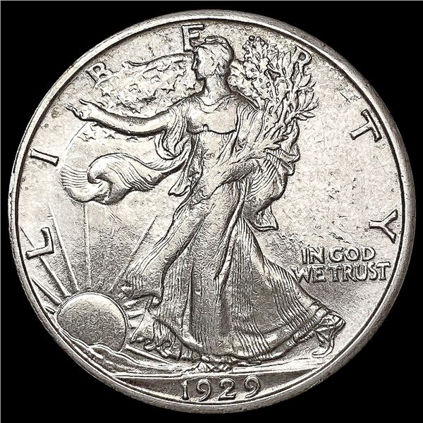 1929-S Walking Liberty Half Dollar CLOSELY UNCIRCU