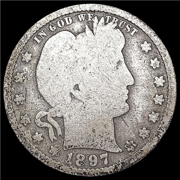 1897-S Barber Quarter NICELY CIRCULATED
