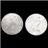 Image 2 : [2] 1935 Peace Silver Dollars CLOSELY UNCIRCULATED