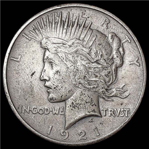 1921 Silver Peace Dollar LIGHTLY CIRCULATED