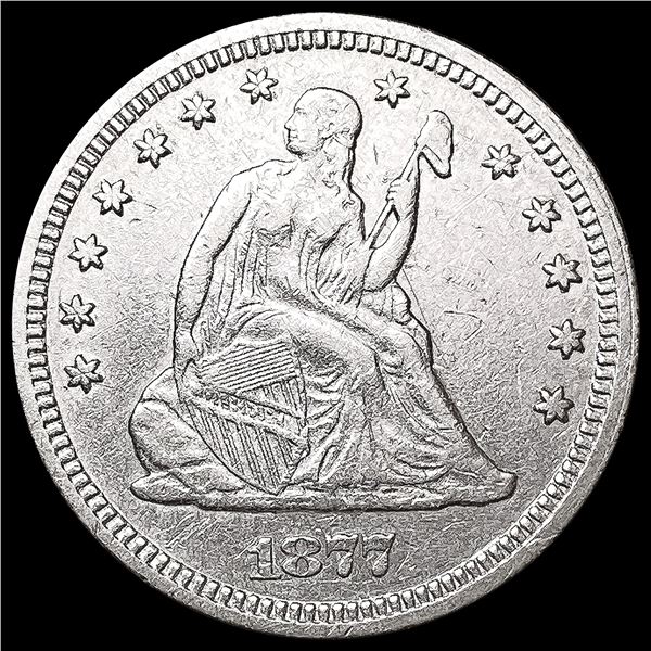 1877 Seated Liberty Quarter CLOSELY UNCIRCULATED