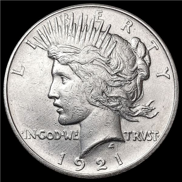 1921 Silver Peace Dollar CHOICE AU