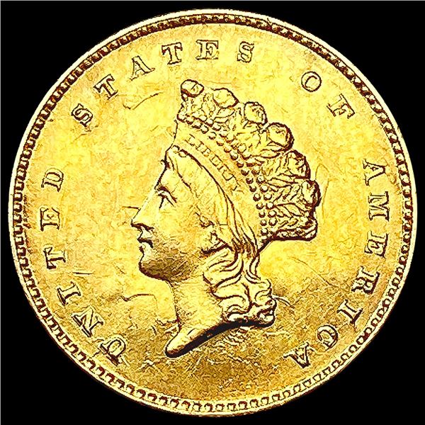1855 Rare Gold Dollar CLOSELY UNCIRCULATED