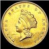 Image 1 : 1855 Rare Gold Dollar CLOSELY UNCIRCULATED