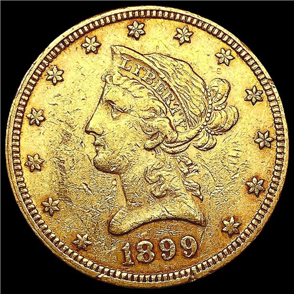 1899 $10 Gold Eagle CLOSELY UNCIRCULATED