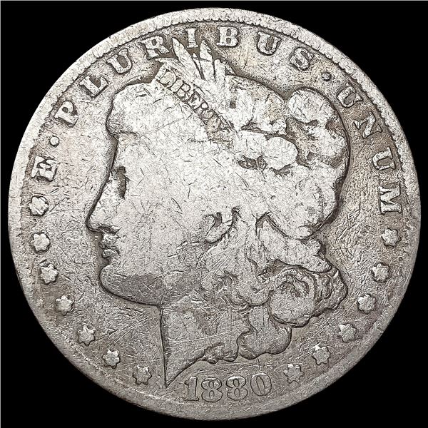 1880-CC Morgan Silver Dollar NICELY CIRCULATED
