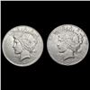 Image 1 : [2] 1927-S Peace Silver Dollars CLOSELY UNCIRCULAT