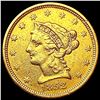 Image 1 : 1852 $2.50 Gold Quarter Eagle CLOSELY UNCIRCULATED
