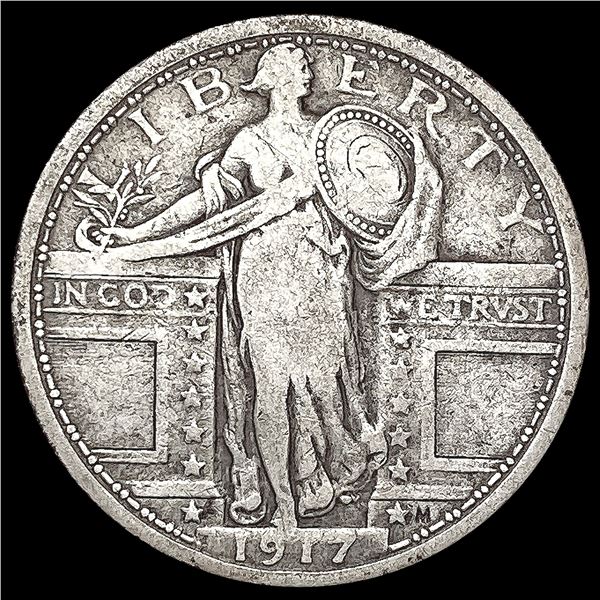 1917 Standing Liberty Quarter NICELY CIRCULATED