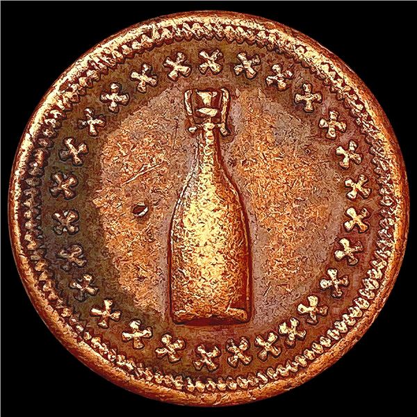 1863 Civil War Coin LIGHTLY CIRCULATED