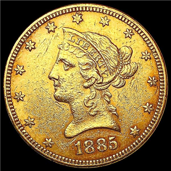 1885 $10 Gold Eagle CLOSELY UNCIRCULATED