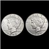 Image 1 : [2] Peace Silver Dollars [1934, 1935] CLOSELY UNCI