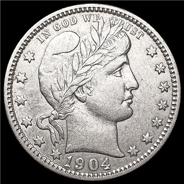 1904-O Barber Quarter CLOSELY UNCIRCULATED