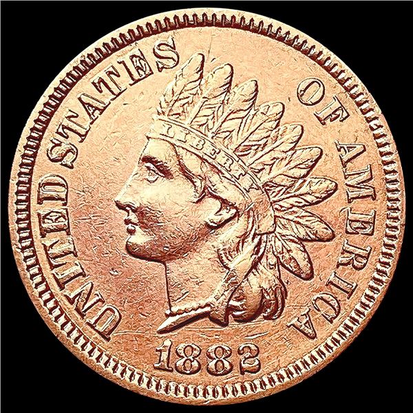 1882 RED Indian Head Cent CHOICE BU