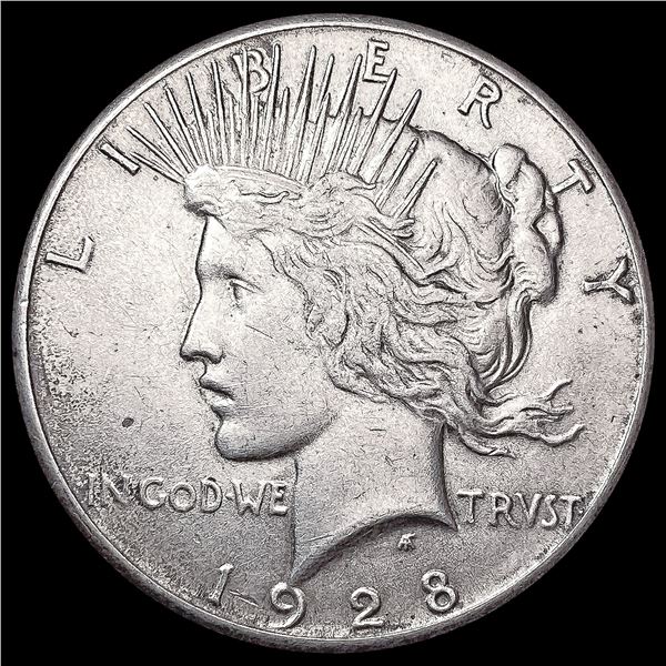 1928 Silver Peace Dollar CLOSELY UNCIRCULATED