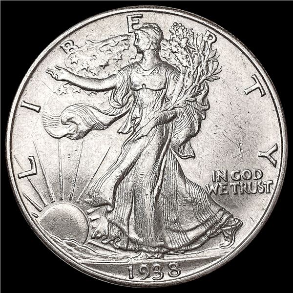 1938-D Walking Liberty Half Dollar CLOSELY UNCIRCU