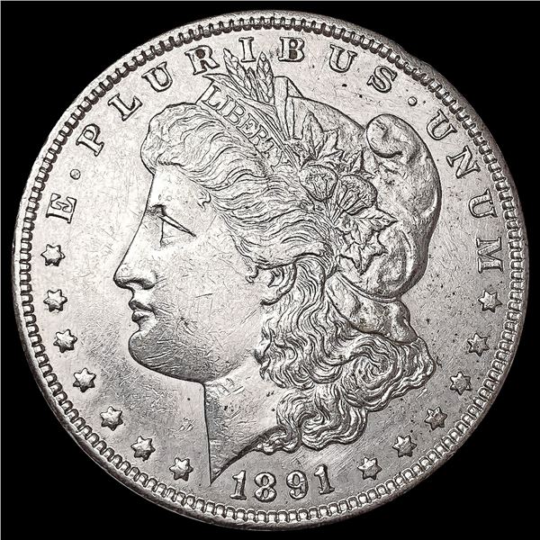 1891-CC Morgan Silver Dollar HIGH GRADE