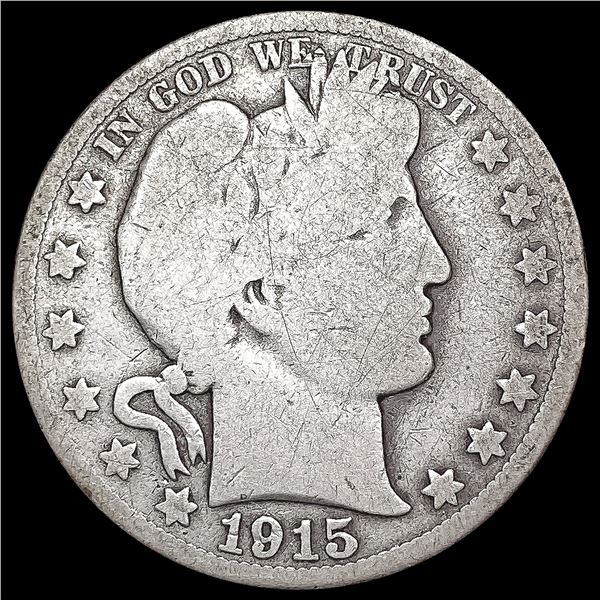 1915 Barber Half Dollar NICELY CIRCULATED