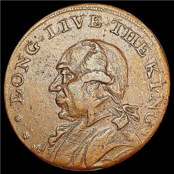1795 Condor Colonial Halfpenny NICELY CIRCULATED
