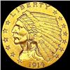 Image 1 : 1914 $2.50 Gold Quarter Eagle CLOSELY UNCIRCULATED