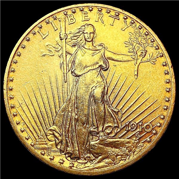 1910 $20 Gold Double Eagle UNCIRCULATED