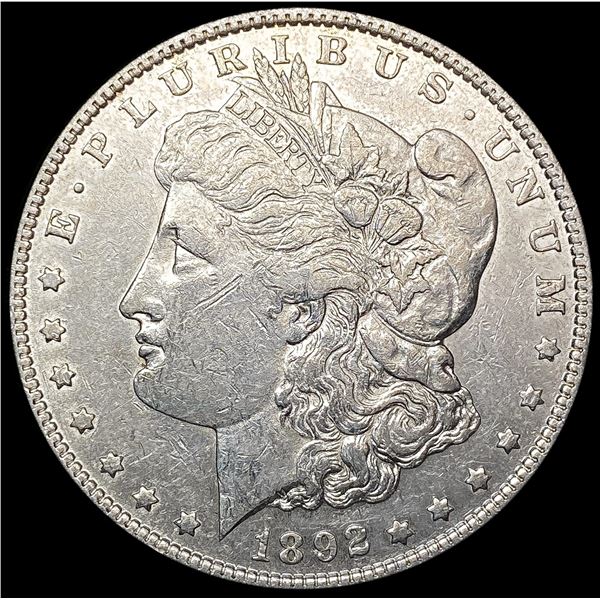 1892 Morgan Silver Dollar CLOSELY UNCIRCULATED