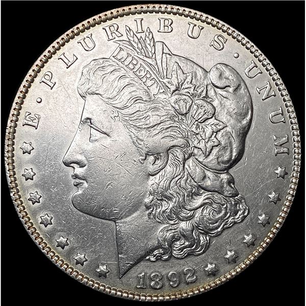 1892 Morgan Silver Dollar NEARLY UNCIRCULATED
