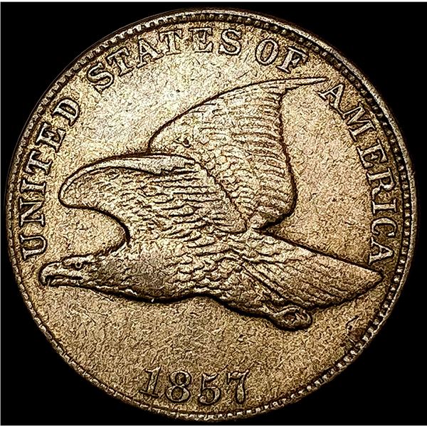 1857 Flying Eagle Cent CLOSELY UNCIRCULATED