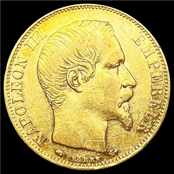 1857-A France .1867oz Gold 20 Francs HIGH GRADE