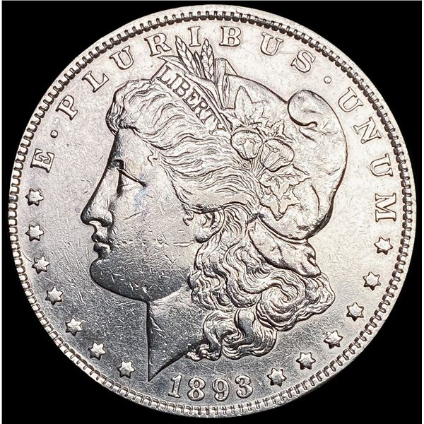 1893 Morgan Silver Dollar ABOUT UNCIRCULATED