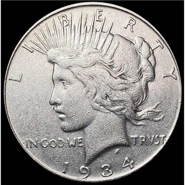 1934-D Silver Peace Dollar LIGHTLY CIRCULATED