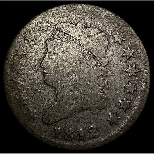 1812 Coronet Head Large Cent NICELY CIRCULATED