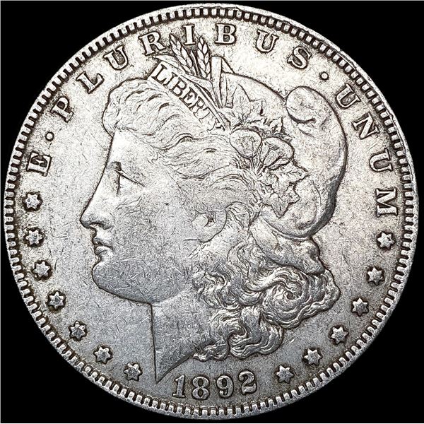 1892-O Morgan Silver Dollar LIGHTLY CIRCULATED