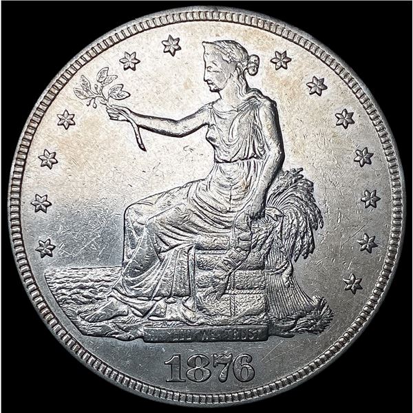 1876-S Silver Trade Dollar CLOSELY UNCIRCULATED