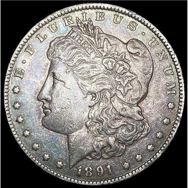 1891-CC Morgan Silver Dollar CLOSELY UNCIRCULATED