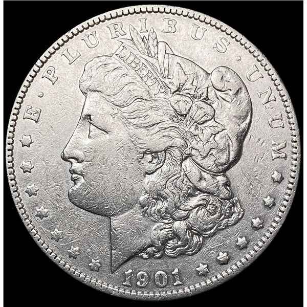 1901 Morgan Silver Dollar NEARLY UNCIRCULATED