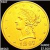Image 1 : 1847 $10 Gold Eagle UNCIRCULATED