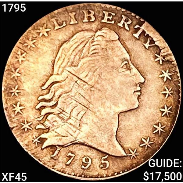 1795 Flowing Hair Dime NEARLY UNCIRCULATED