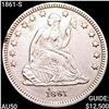 Image 1 : 1861-S Seated Liberty Quarter CLOSELY UNCIRCULATED