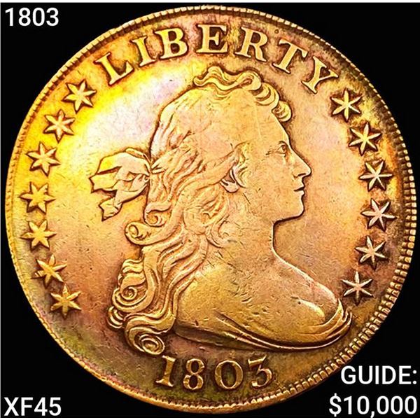 1803 Draped Bust Dollar UNCIRCULATED RD