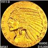Image 1 : 1911-D $5 Gold Half Eagle UNCIRCULATED