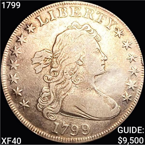 1799 Draped Bust Dollar NEARLY UNCIRCULATED
