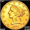 Image 1 : 1861 $5 Gold Half Eagle