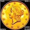 Image 1 : 1849 With L Rare Gold Dollar