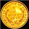 Image 2 : 1849 With L Rare Gold Dollar