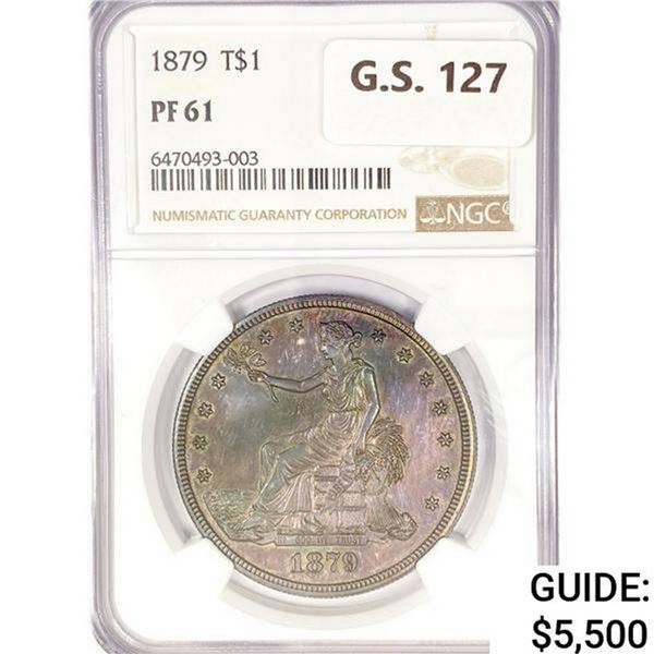 1879 Silver Trade Dollar NGC PF61