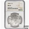 Image 1 : 1884-O Morgan Silver Dollar NGC MS63
