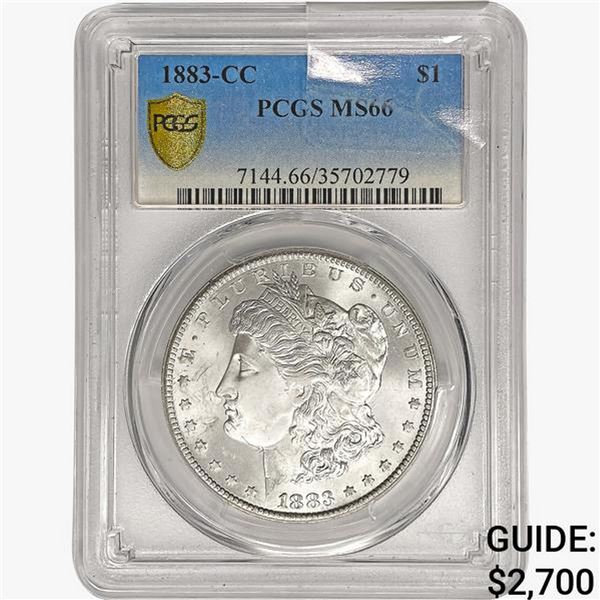 1883-CC Morgan Silver Dollar PCGS MS66